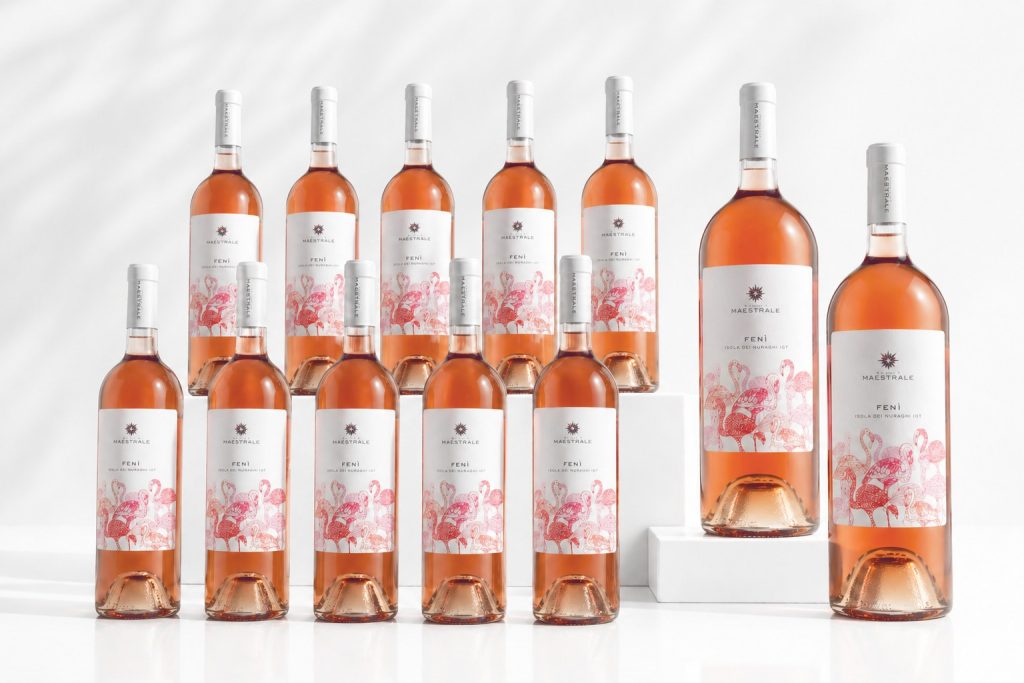 5 bottiglie da 0.75 più 1 in formato magnum di Fenì