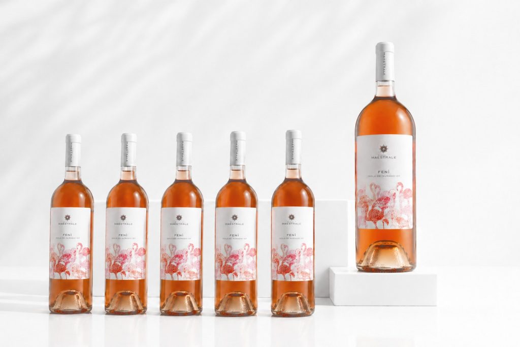 5 bottiglie da 0.75 più 1 in formato magnum di Fenì